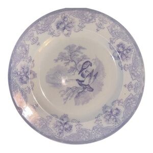Rare HTF Podmore Walker 10” Dinner Plate Lilac Eagle Wedgewood